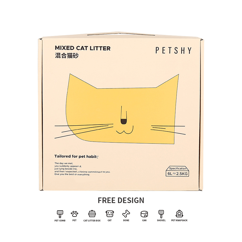 Boscaí Pacáistithe Bruscair Cat roctha